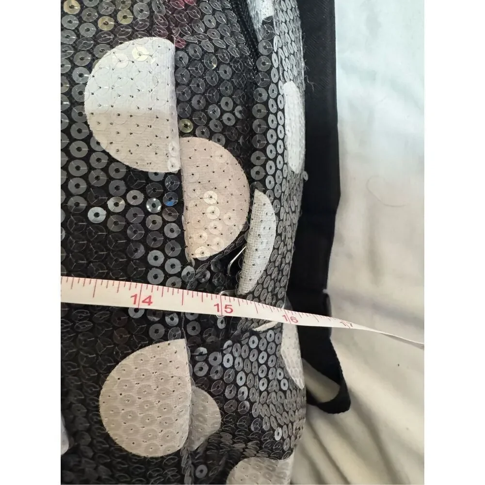Primark x Disney/Mickey Minnie Mouse full size bookbag backpack sequin bling